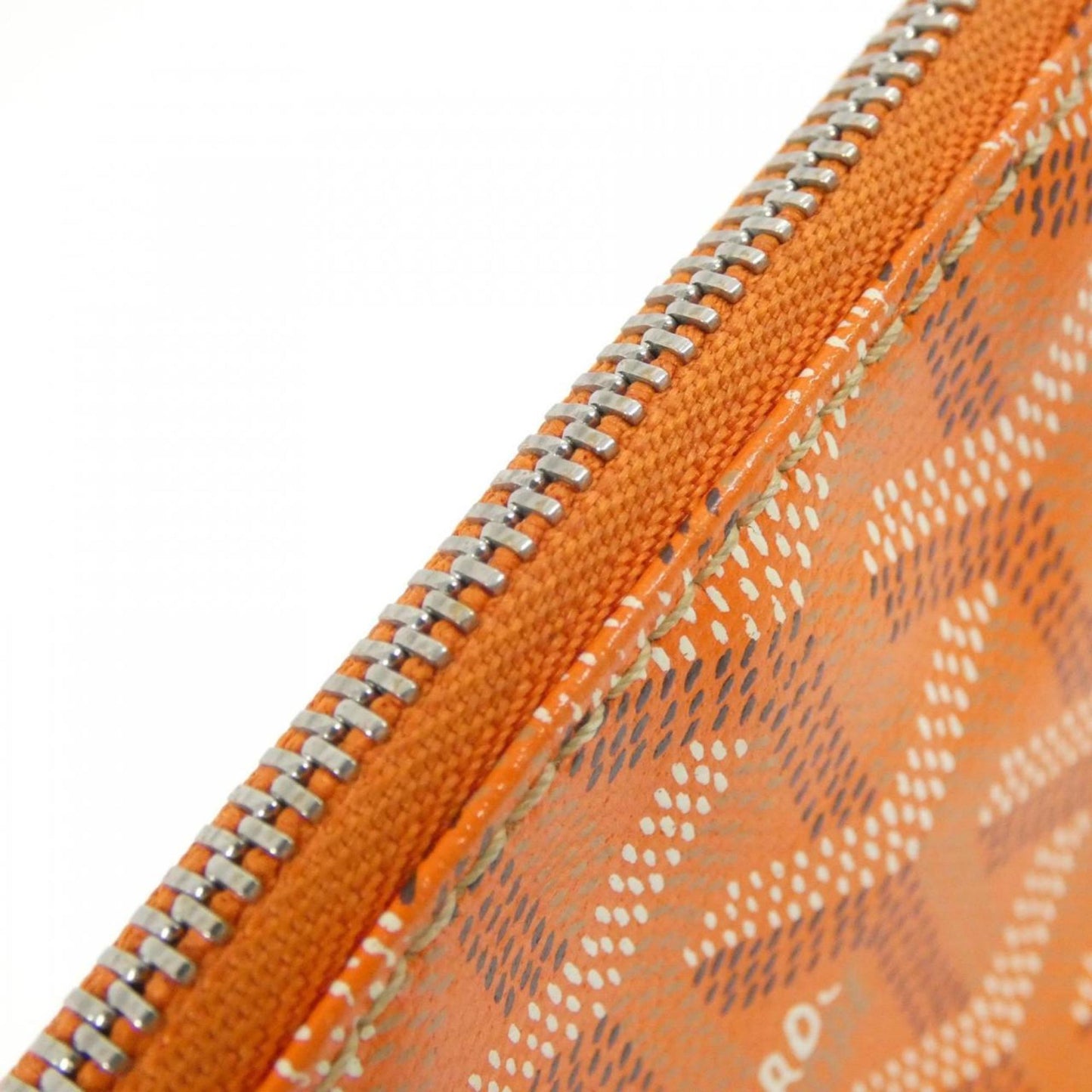Goyard Senat, Orange, Canvas, clutch