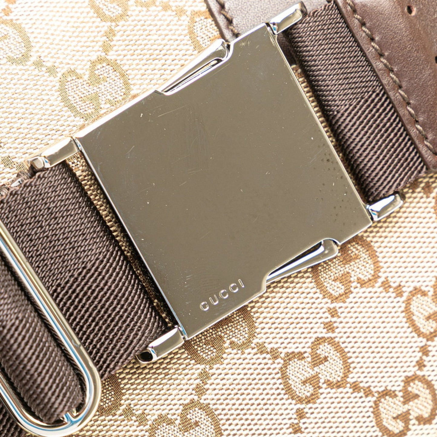 Gucci Belt bag, "BEIGE, BROWN", Canvas, clutch
