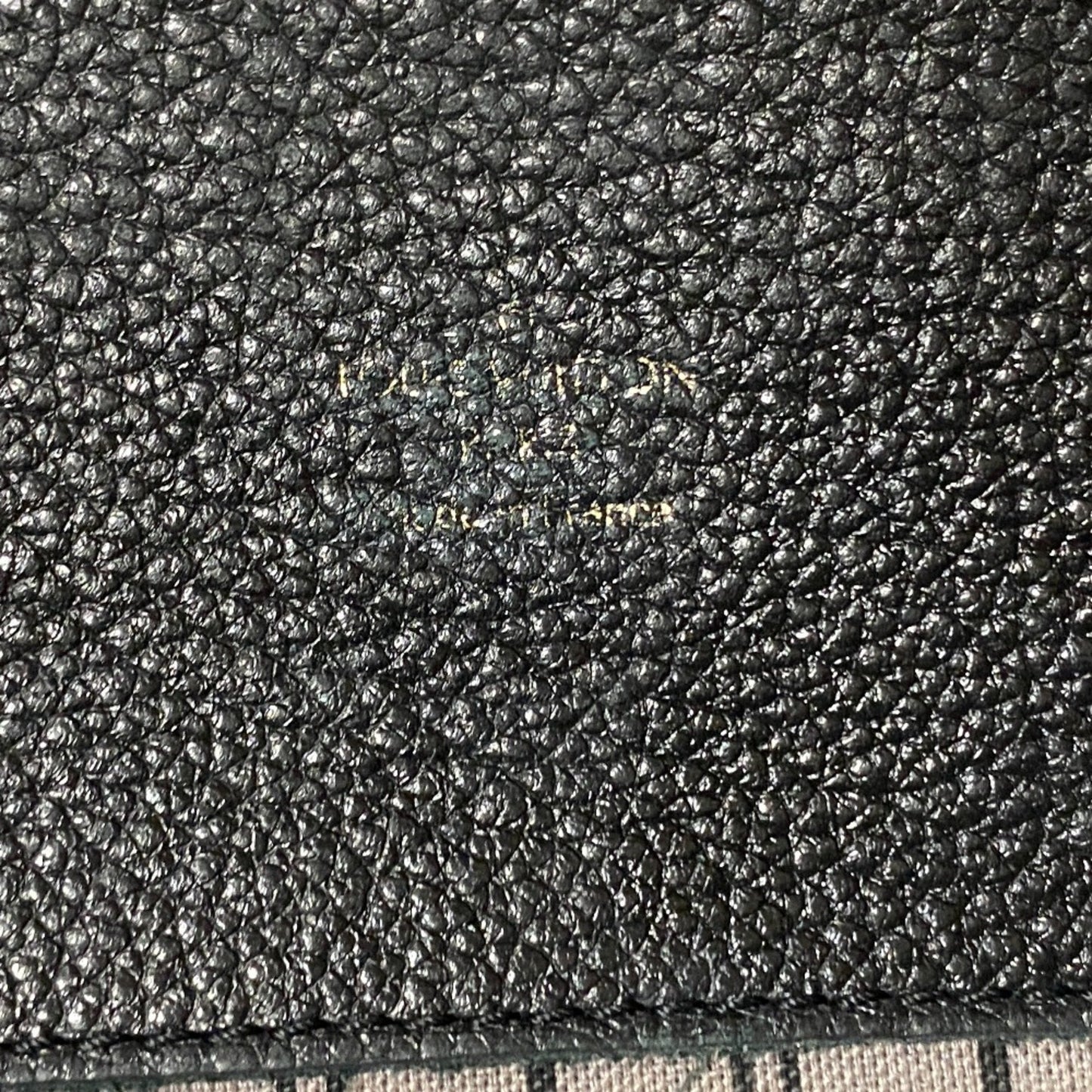 Louis Vuitton Mélie, Black, Leather, shoulder