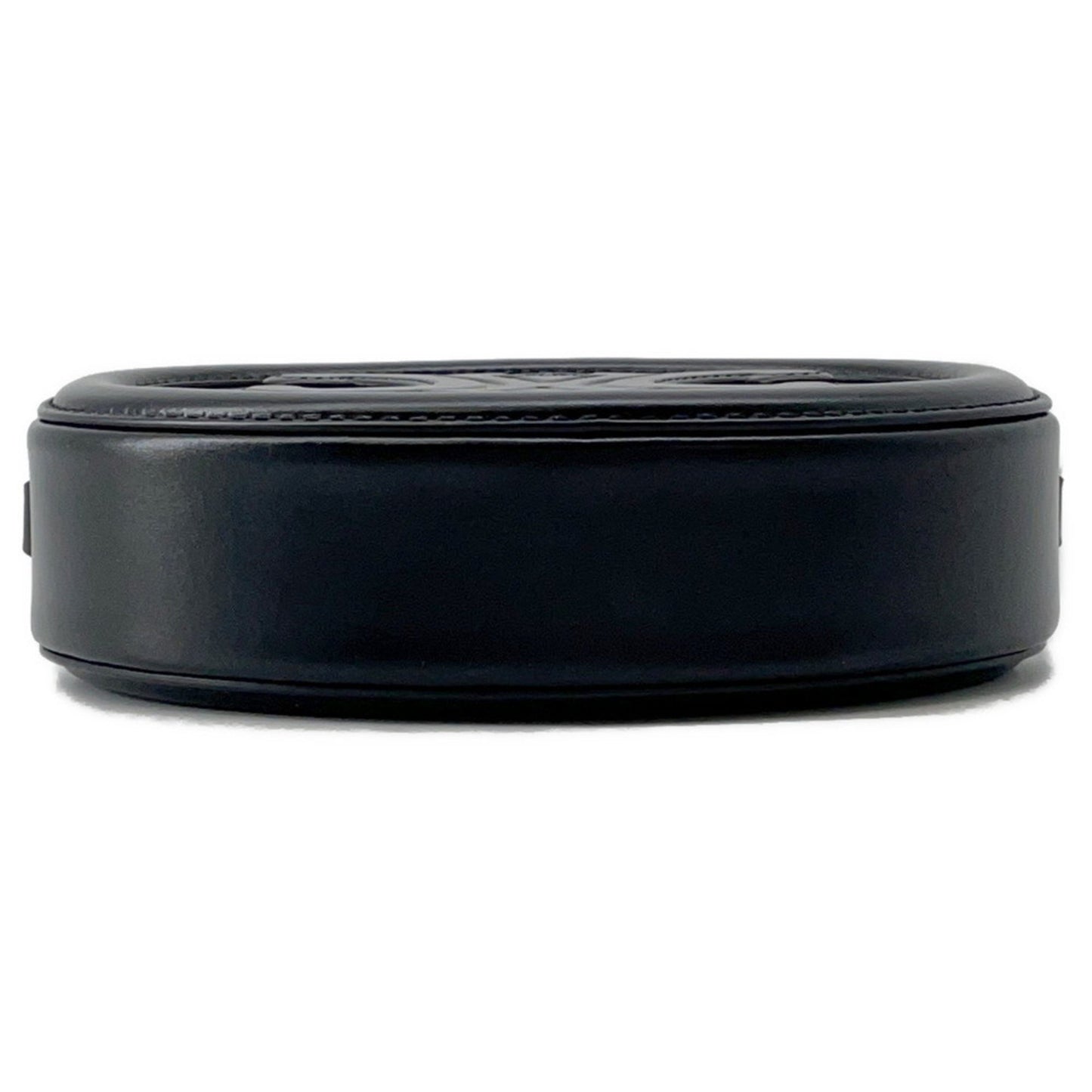 Céline Triomphe, Black, Leather, shoulder