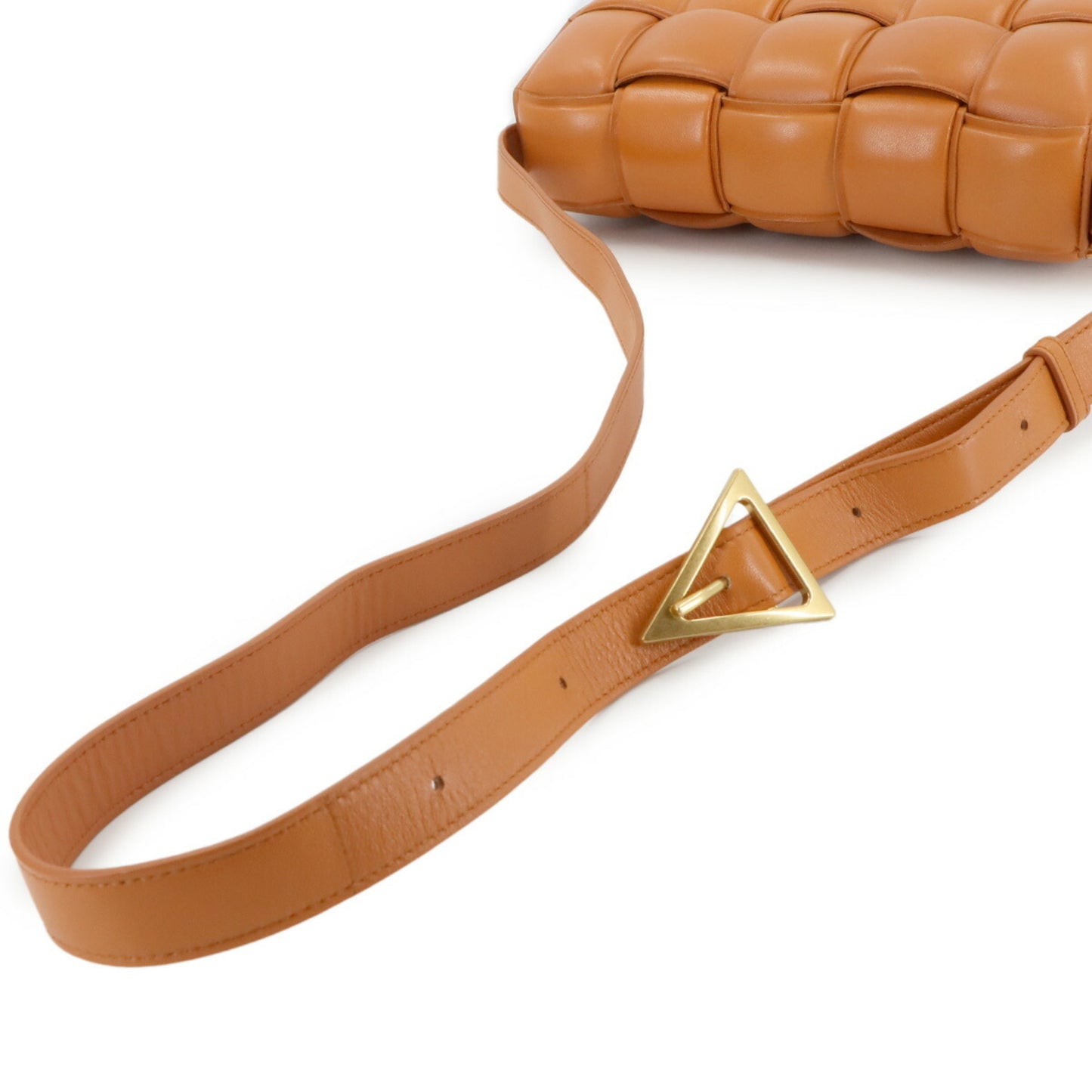 Bottega Veneta Cassette, Orange, Leather, shoulder