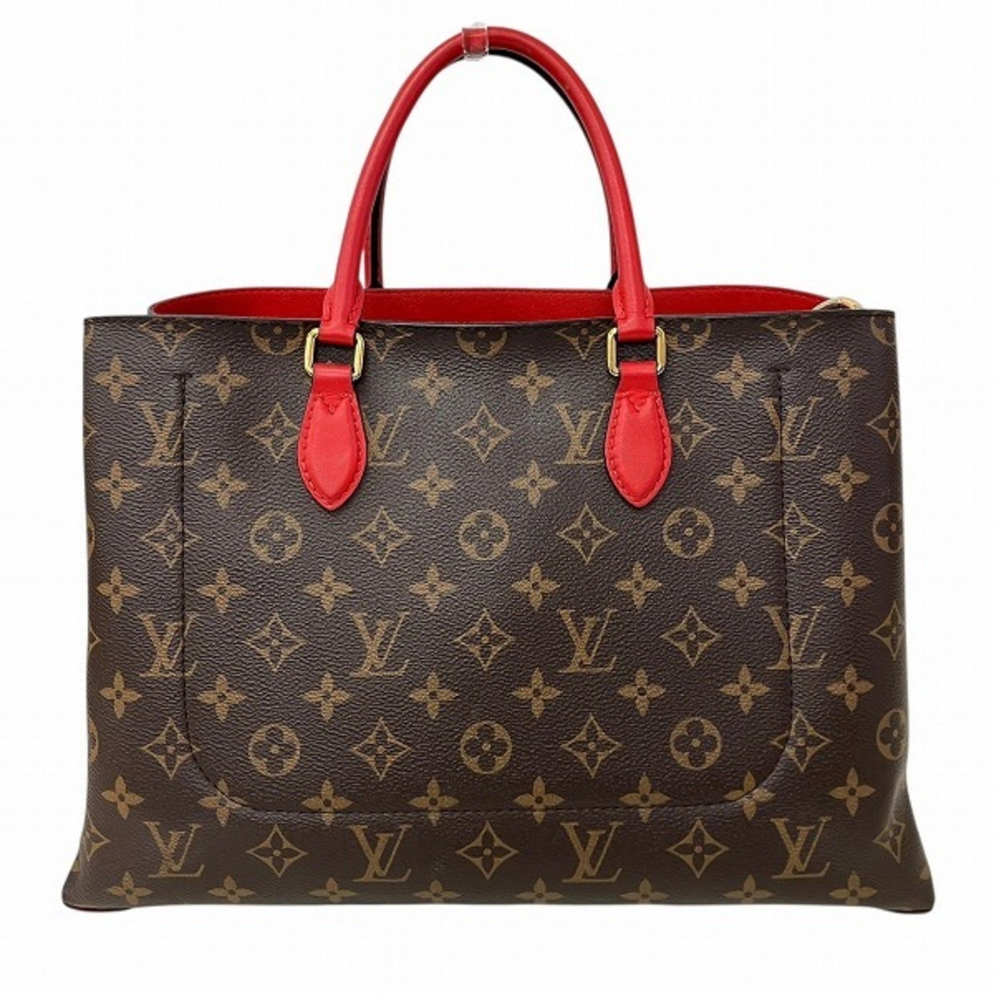 Louis Vuitton Flower Tote, Brown, Canvas, tote