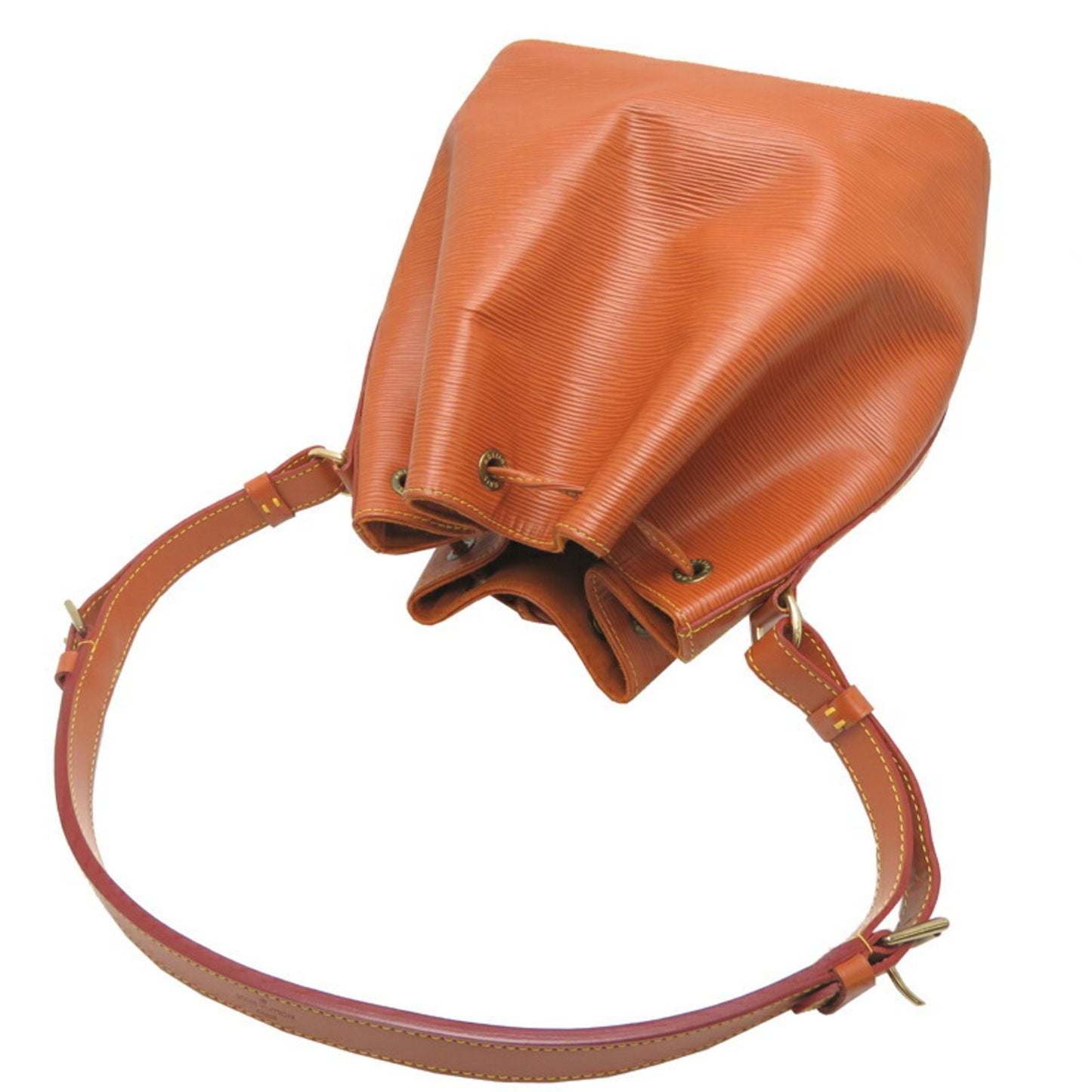 Louis Vuitton Petit Noé, Brown, Leather, shoulder
