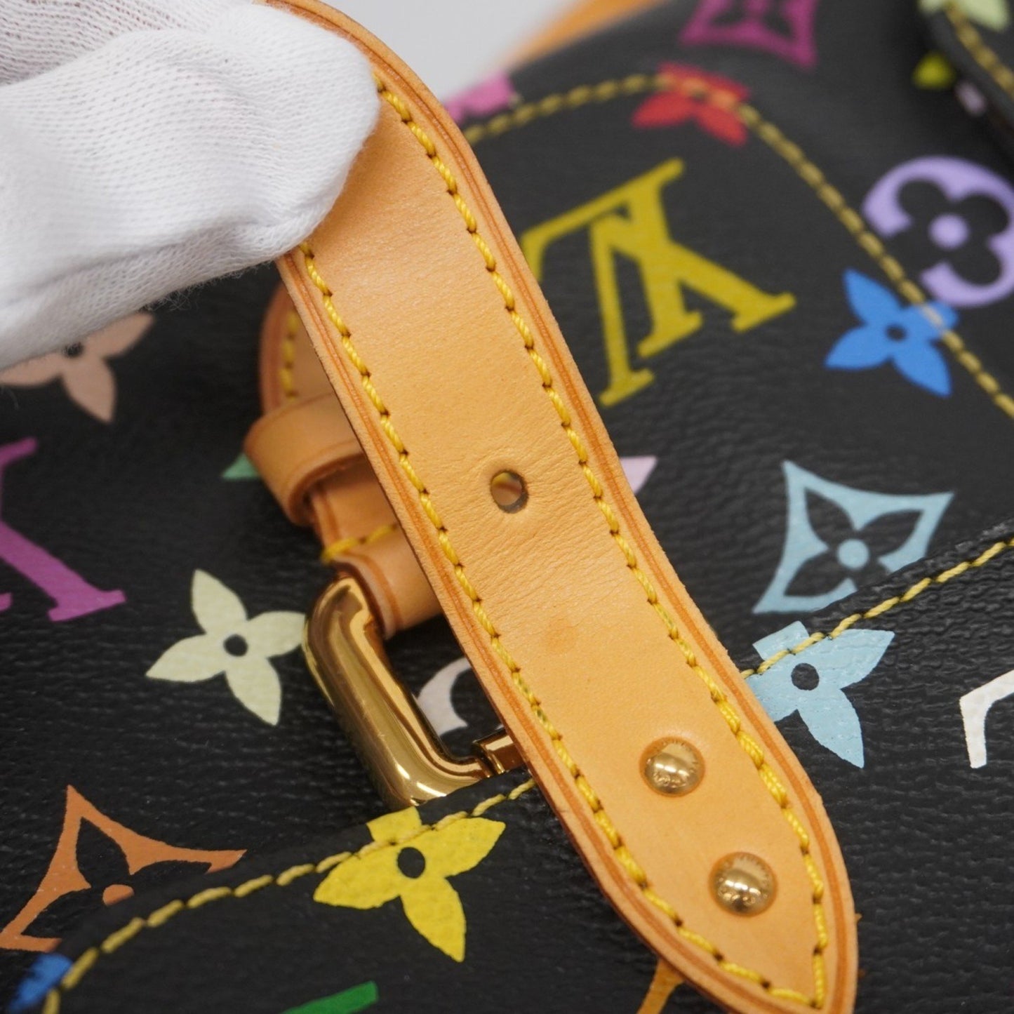 Louis Vuitton Lodge, Black, Canvas, shoulder