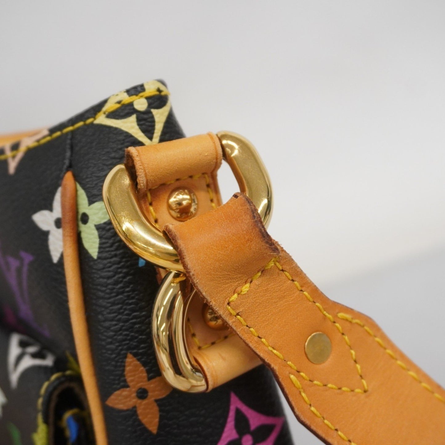 Louis Vuitton Lodge, Black, Canvas, shoulder