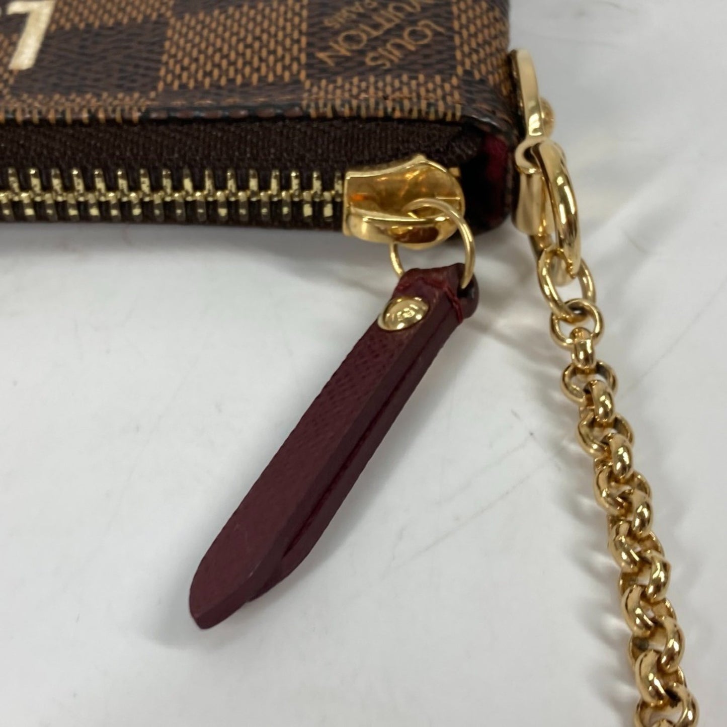 Louis Vuitton Milla, Brown, Canvas, clutch