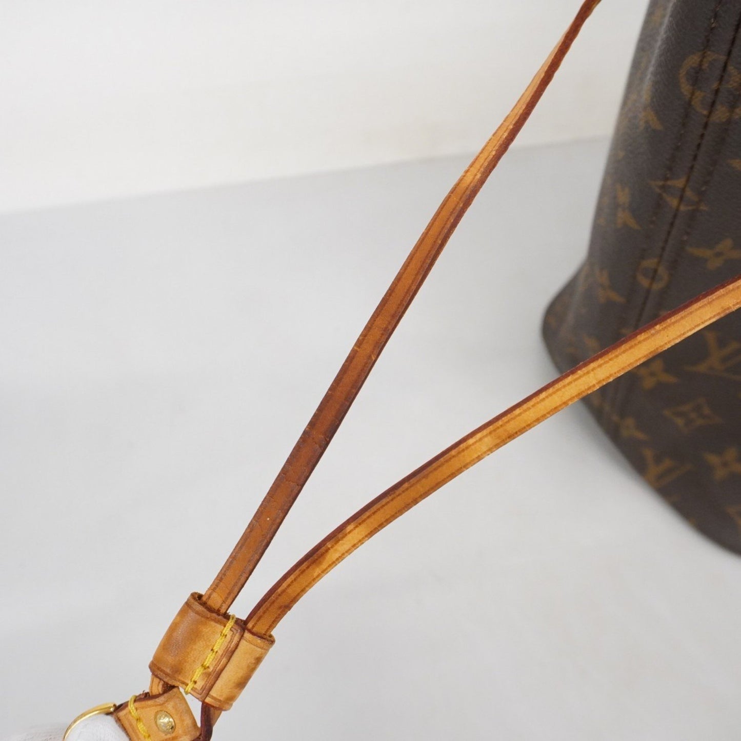 Louis Vuitton Neverfull MM, Brown, Canvas, tote