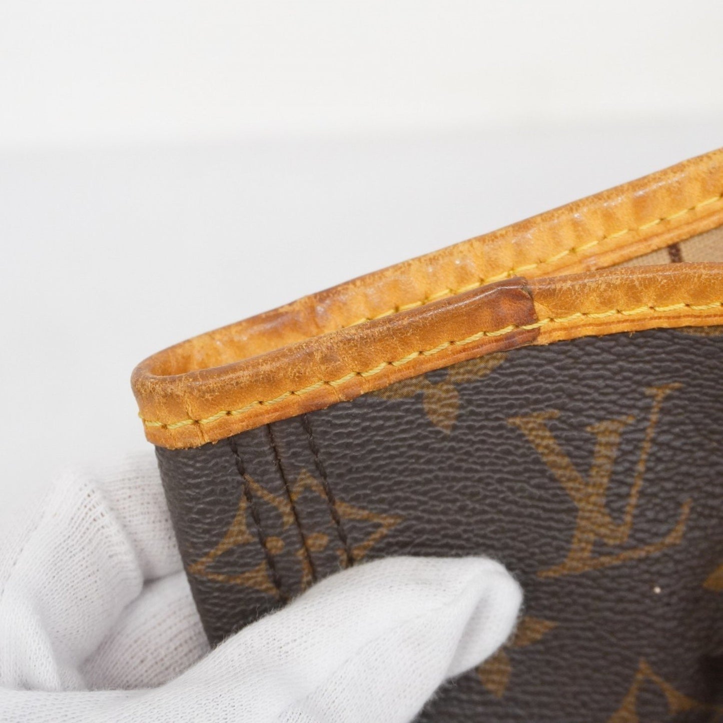 Louis Vuitton Neverfull MM, Brown, Canvas, tote