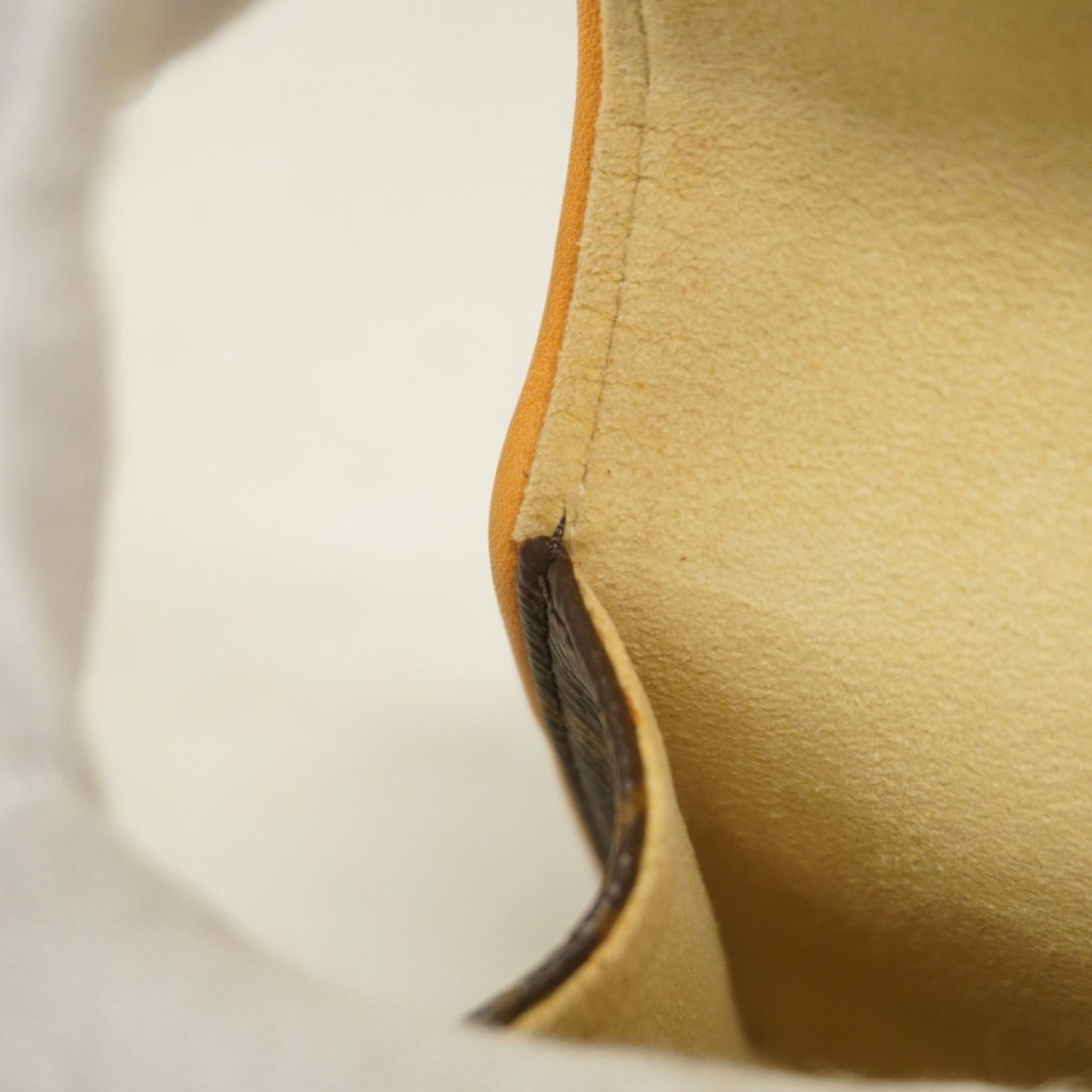 Louis Vuitton Felicie, Brown, Canvas, clutch