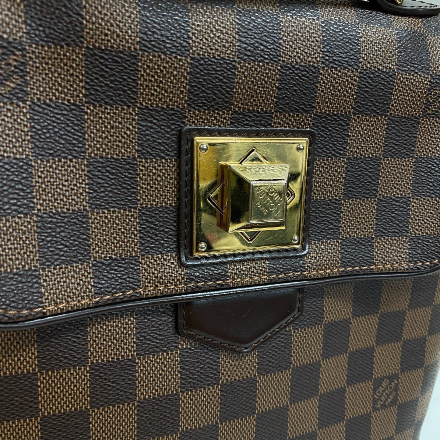 Louis Vuitton Bergamo, Brown, Canvas, handbag