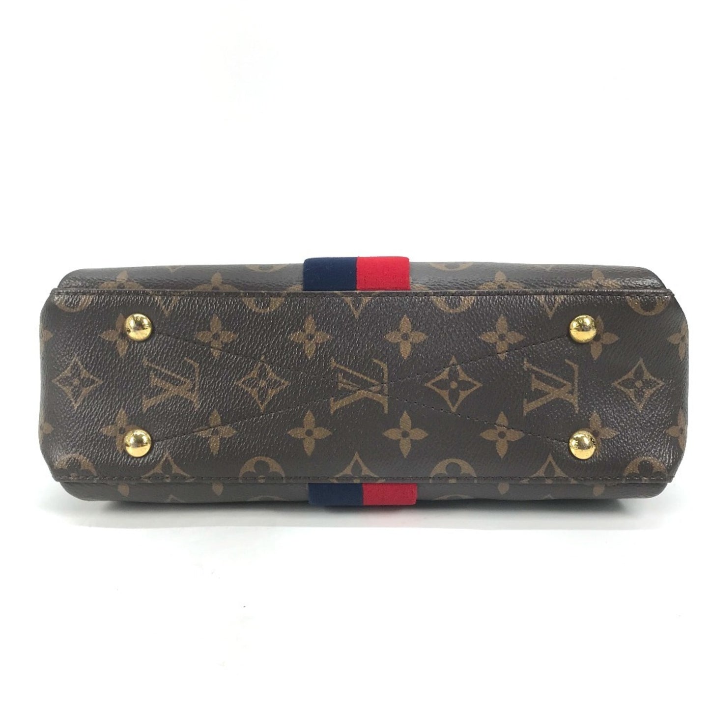 Louis Vuitton Georges, Brown, Canvas, shoulder