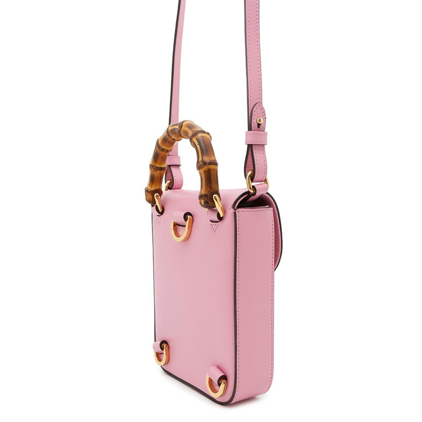 Gucci Bamboo, Pink, Leather, shoulder