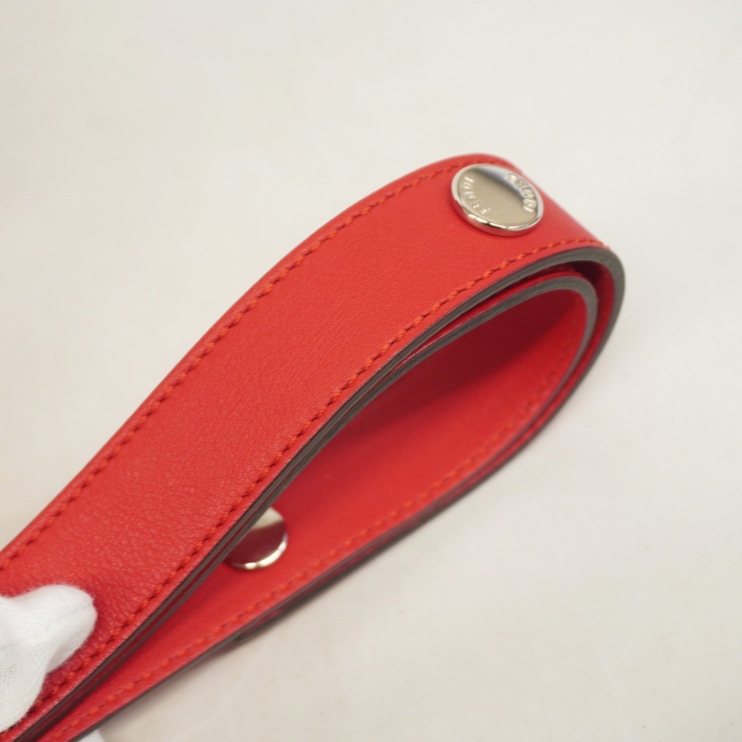 Fendi By The Way, Red, Leather, handbag