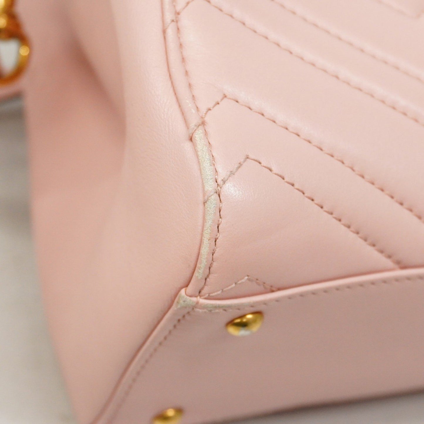 Gucci GG Marmont, Pink, Leather, handbag