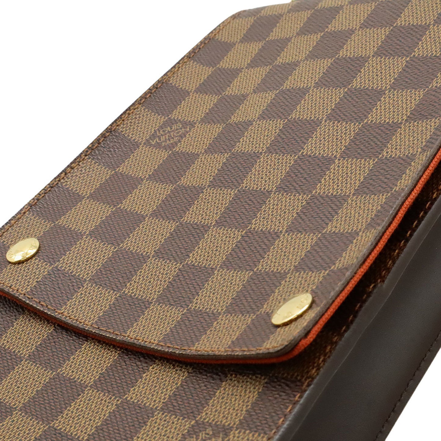 Louis Vuitton Portobello, Brown, Leather, shoulder