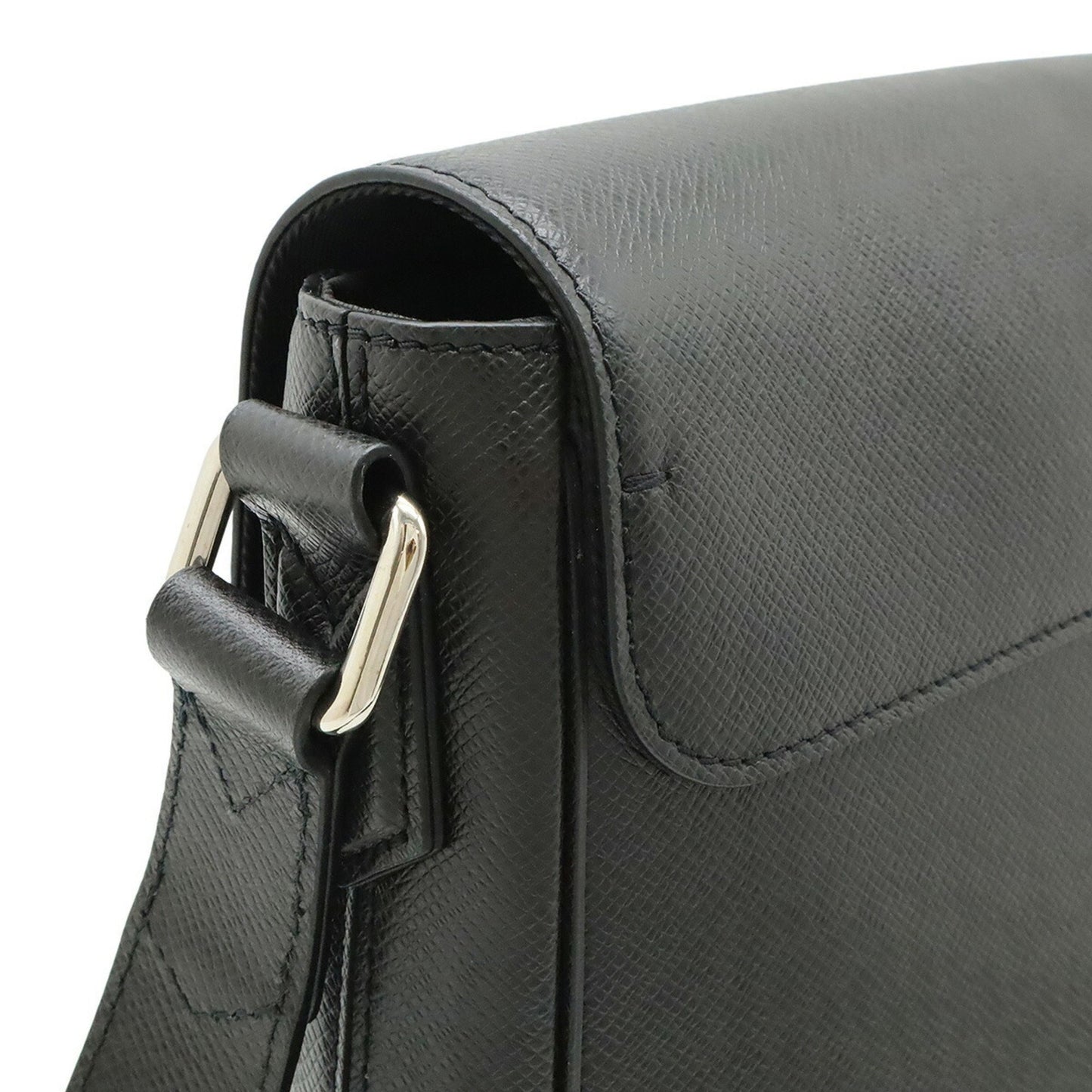 Louis Vuitton Roman, Black, Leather, shoulder