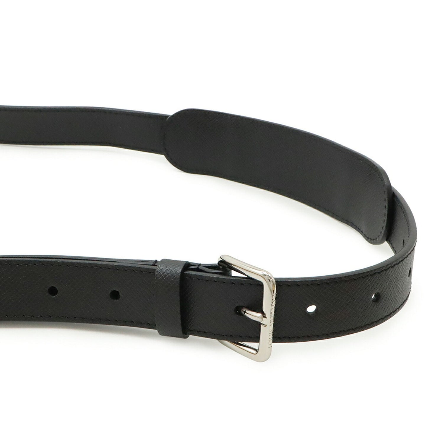 Louis Vuitton Roman, Black, Leather, shoulder