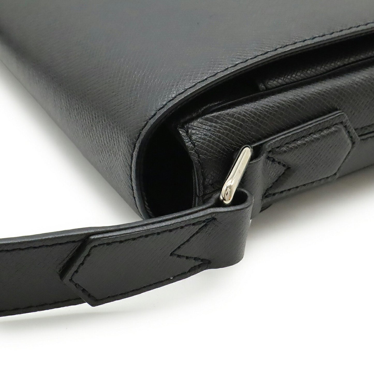 Louis Vuitton Roman, Black, Leather, shoulder