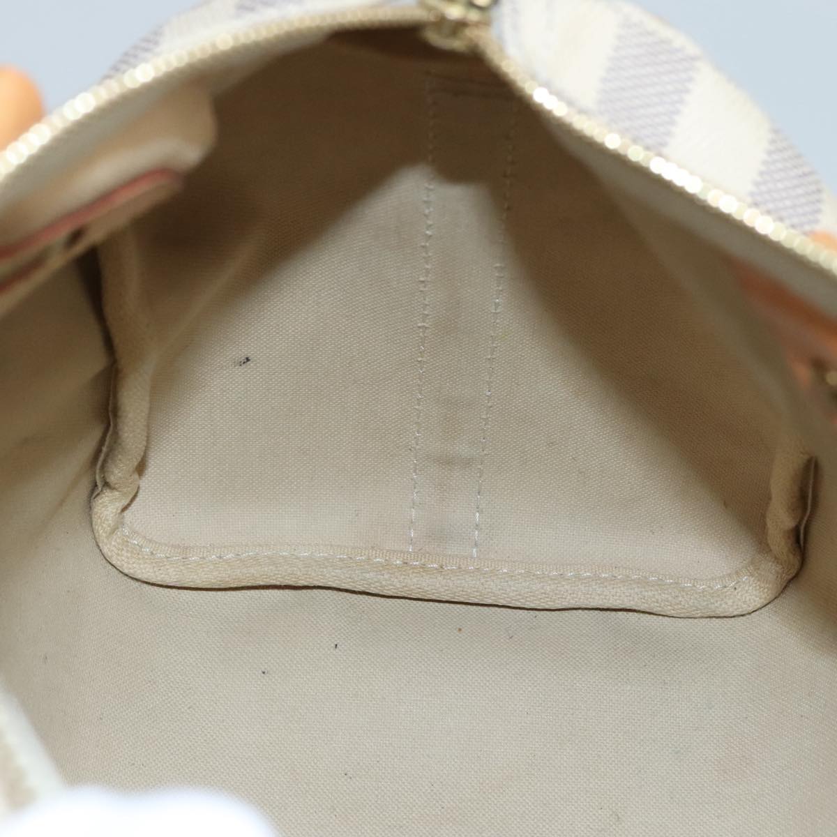 Louis Vuitton Speedy bandoulière 25, White, Canvas, handbag