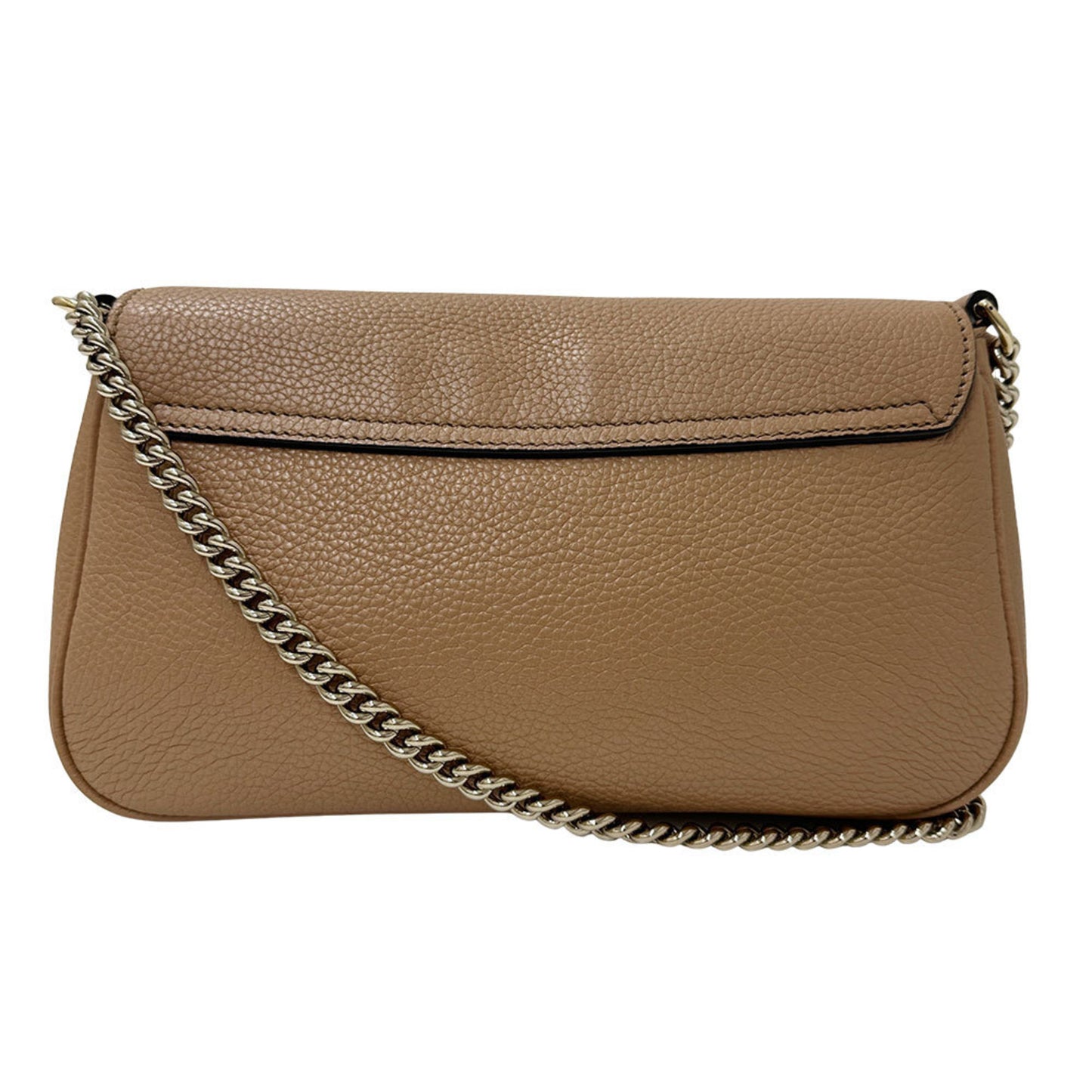 Gucci Interlocking G, Beige, Leather, shoulder