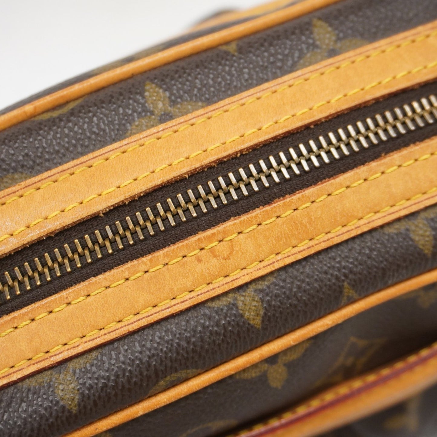 Louis Vuitton Clara, Brown, Canvas, handbag