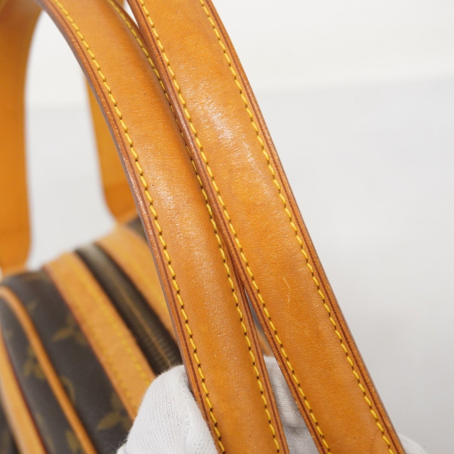Louis Vuitton Clara, Brown, Canvas, handbag