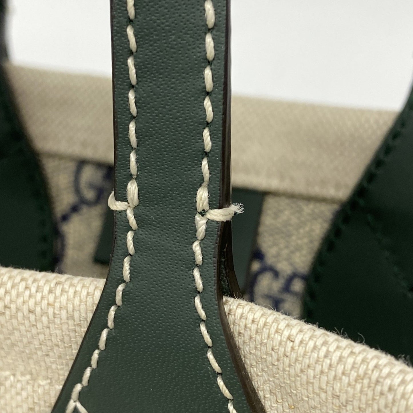 Gucci imprime, Beige, Canvas, tote