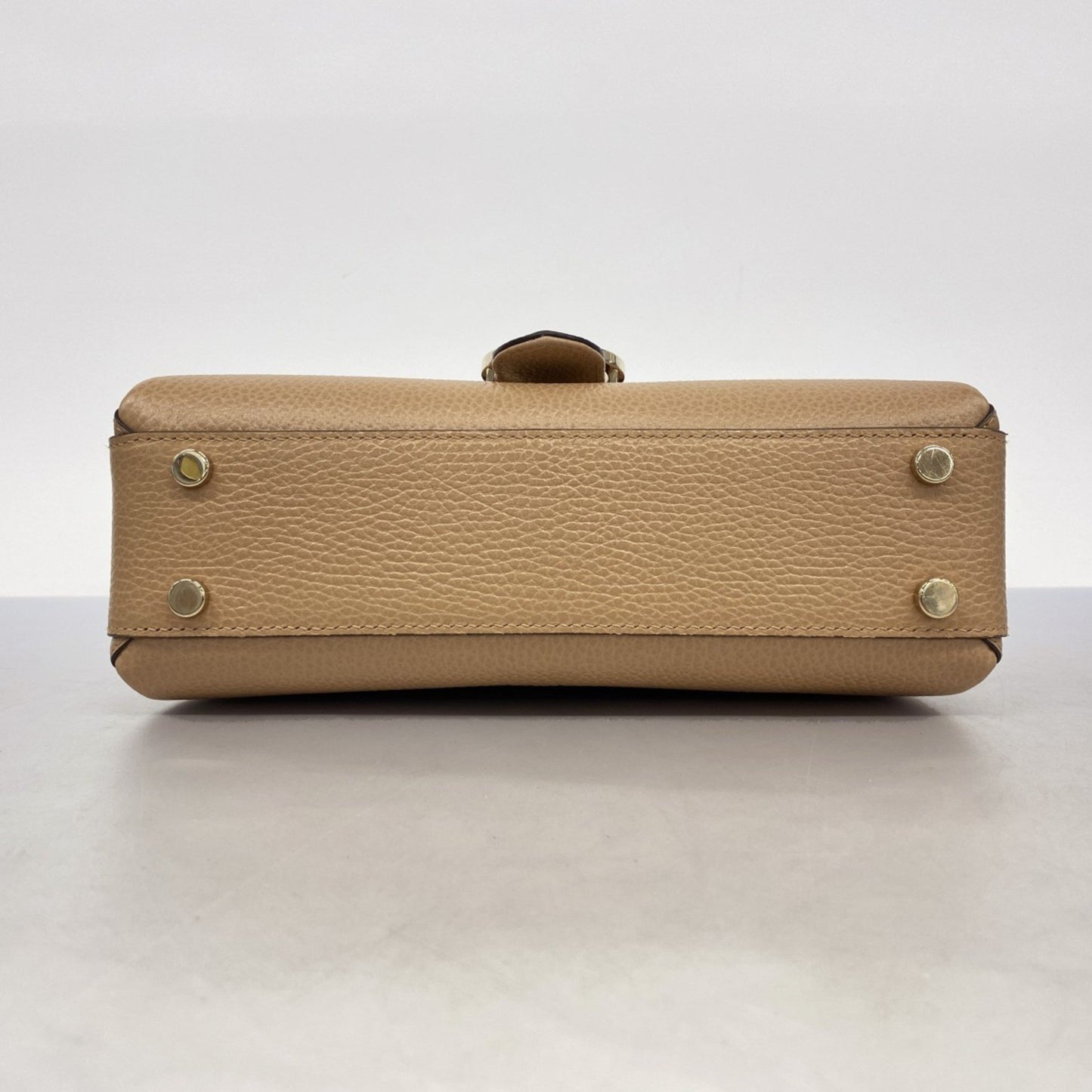 Gucci Interlocking G, Brown, Leather, handbag