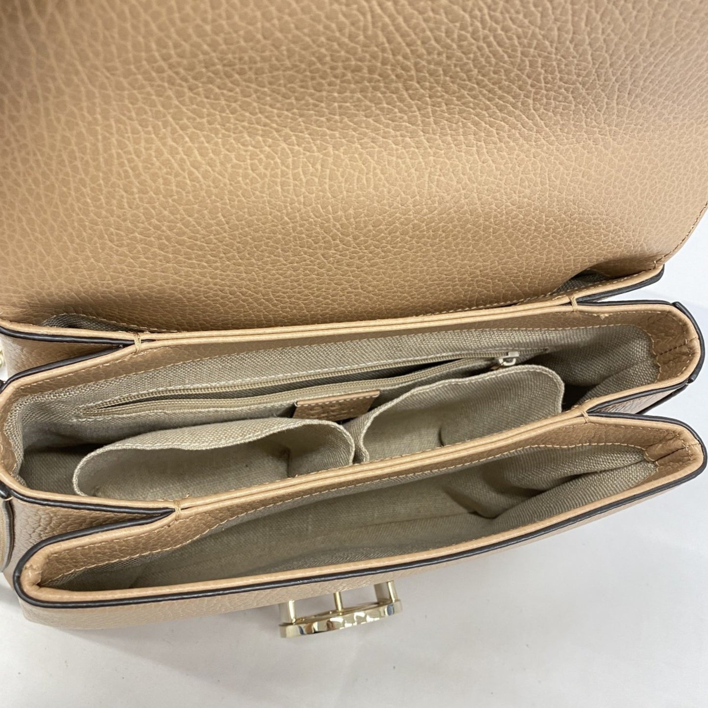Gucci Interlocking G, Brown, Leather, handbag