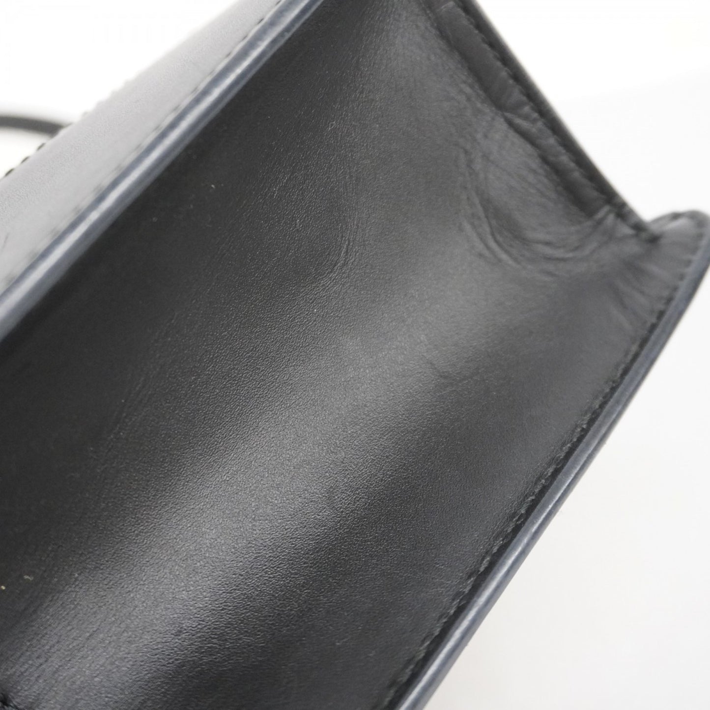 Gucci Sylvie, Black, Leather, handbag
