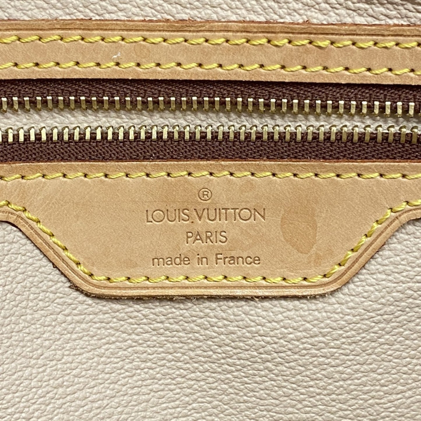 Louis Vuitton Bucket GM, Brown, Canvas, tote