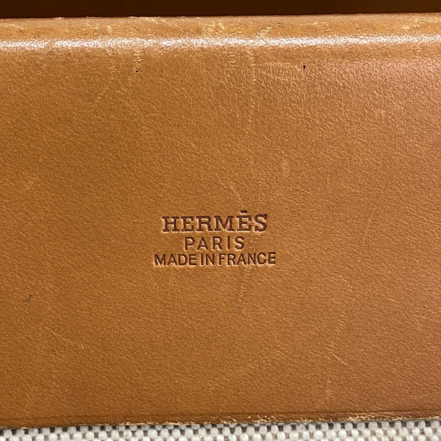 Hermès Herbag, Beige, Canvas, tote