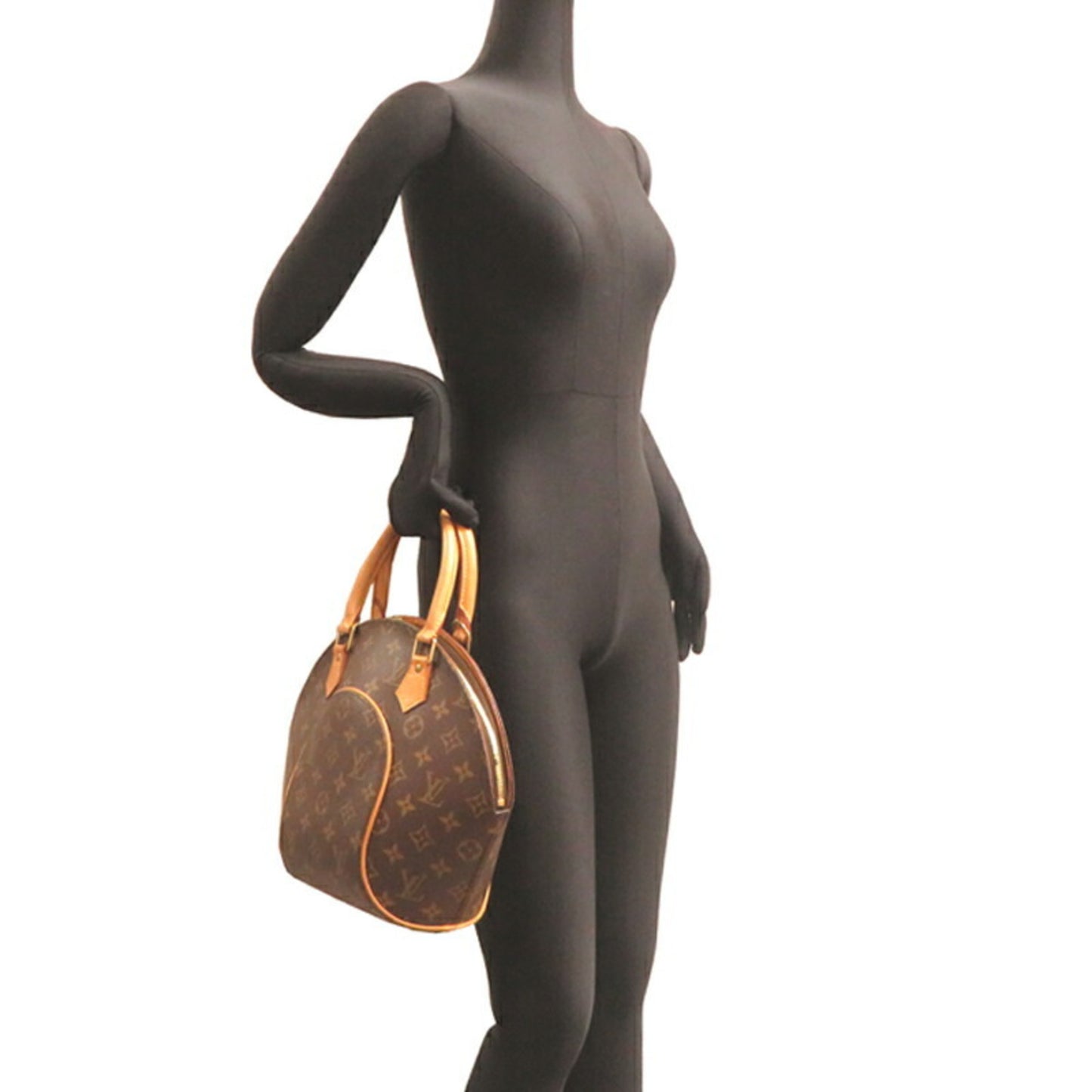 Louis Vuitton Ellipse PM, Brown, Canvas, handbag