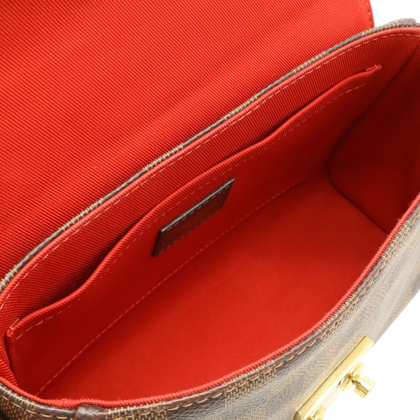 Louis Vuitton Croisette, Brown, Canvas, handbag