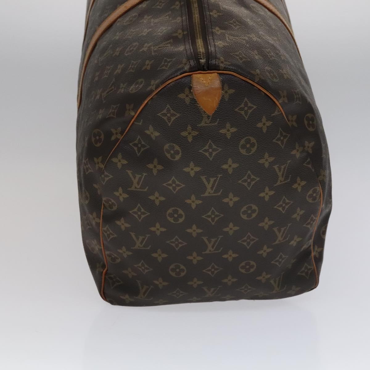Louis Vuitton Keepall 60, Brown, Canvas, travel