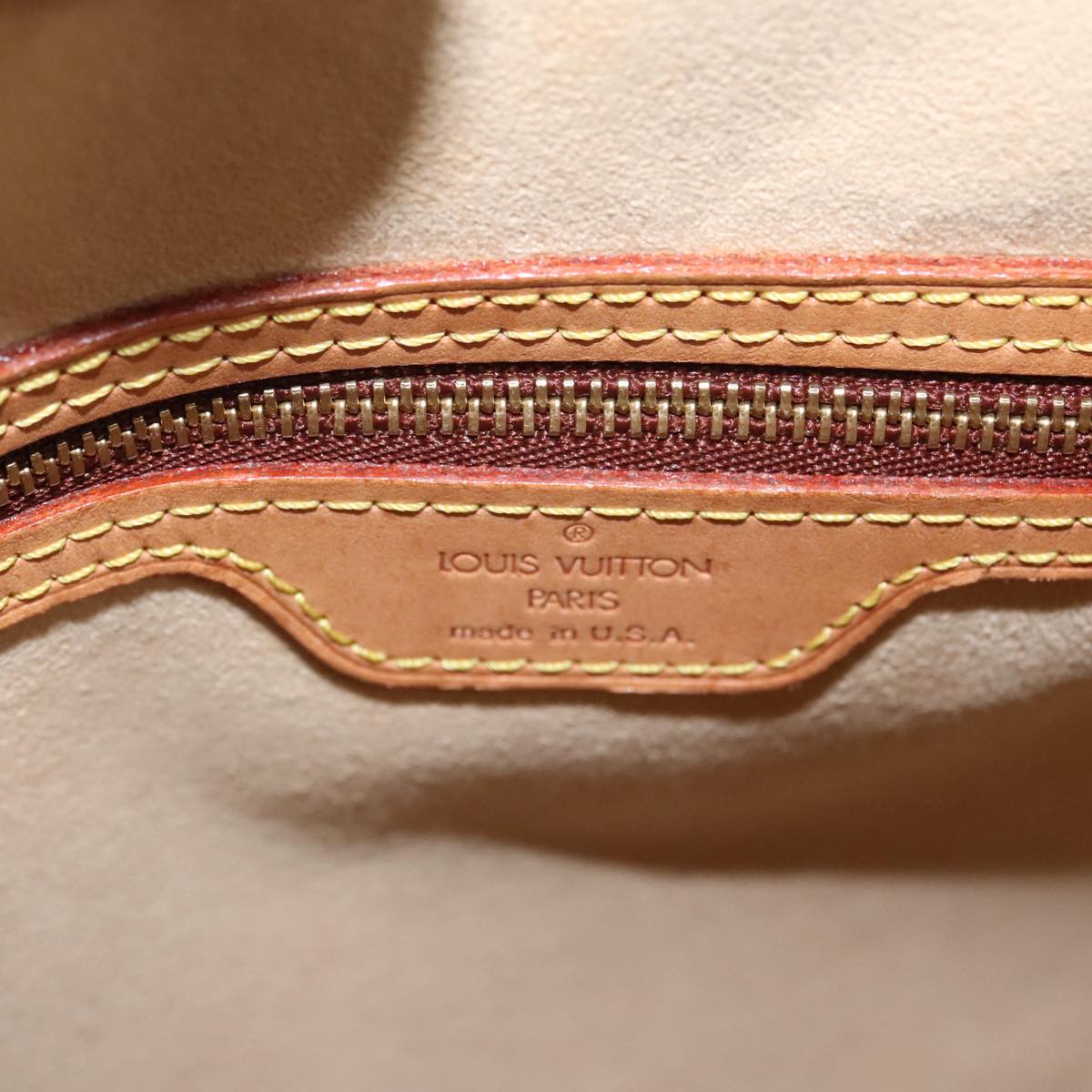 Louis Vuitton Looping GM, Brown, Canvas, handbag
