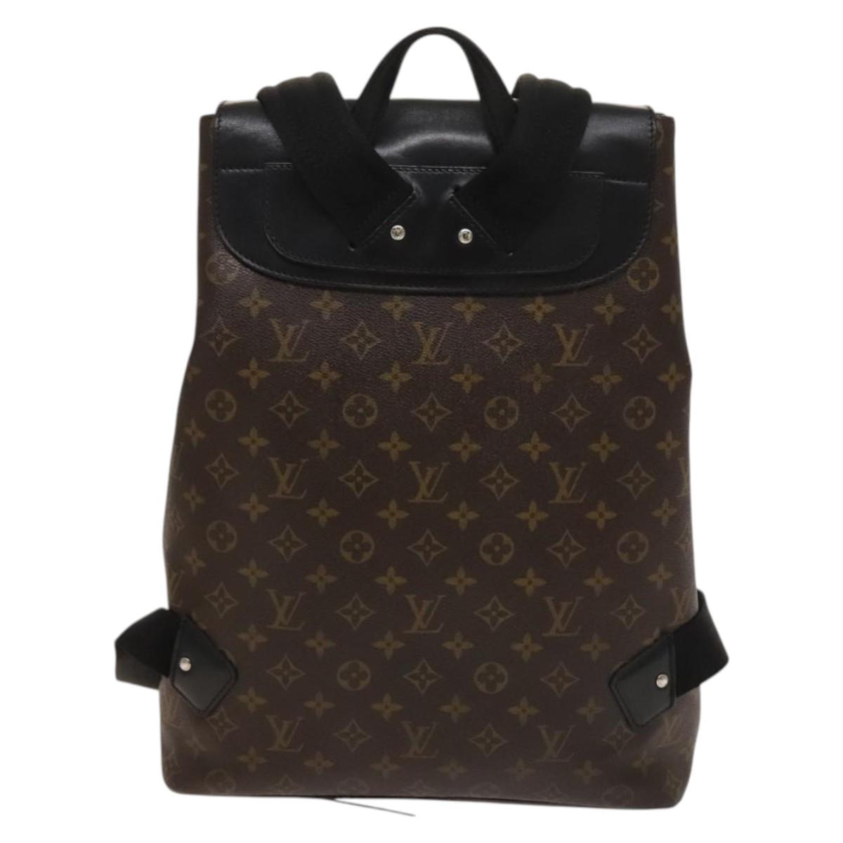 Louis Vuitton Palk, Brown, Canvas, backpack