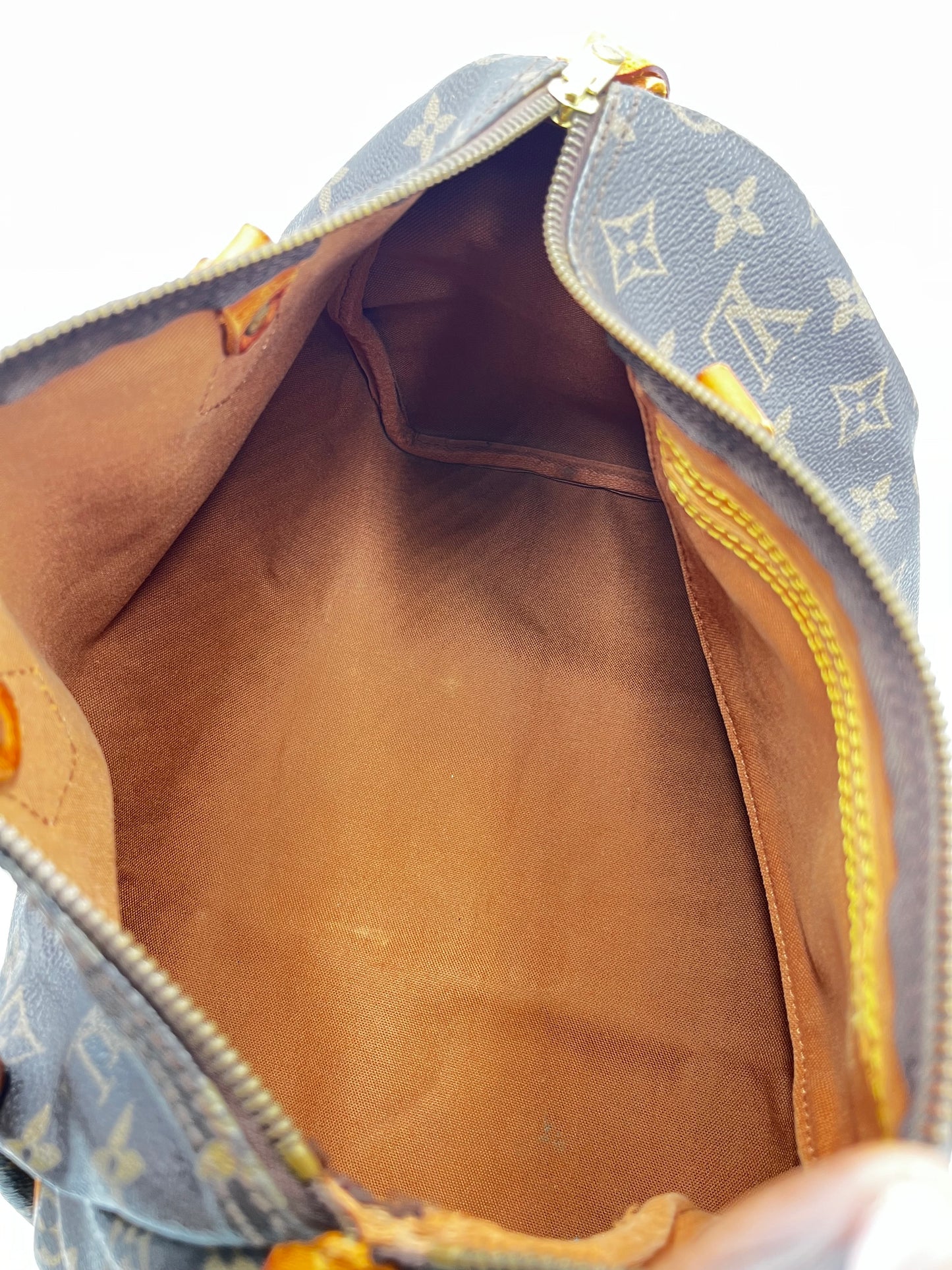 Louis Vuitton Speedy Handbag Monogram Canvas, Brown, Canvas, Handbag