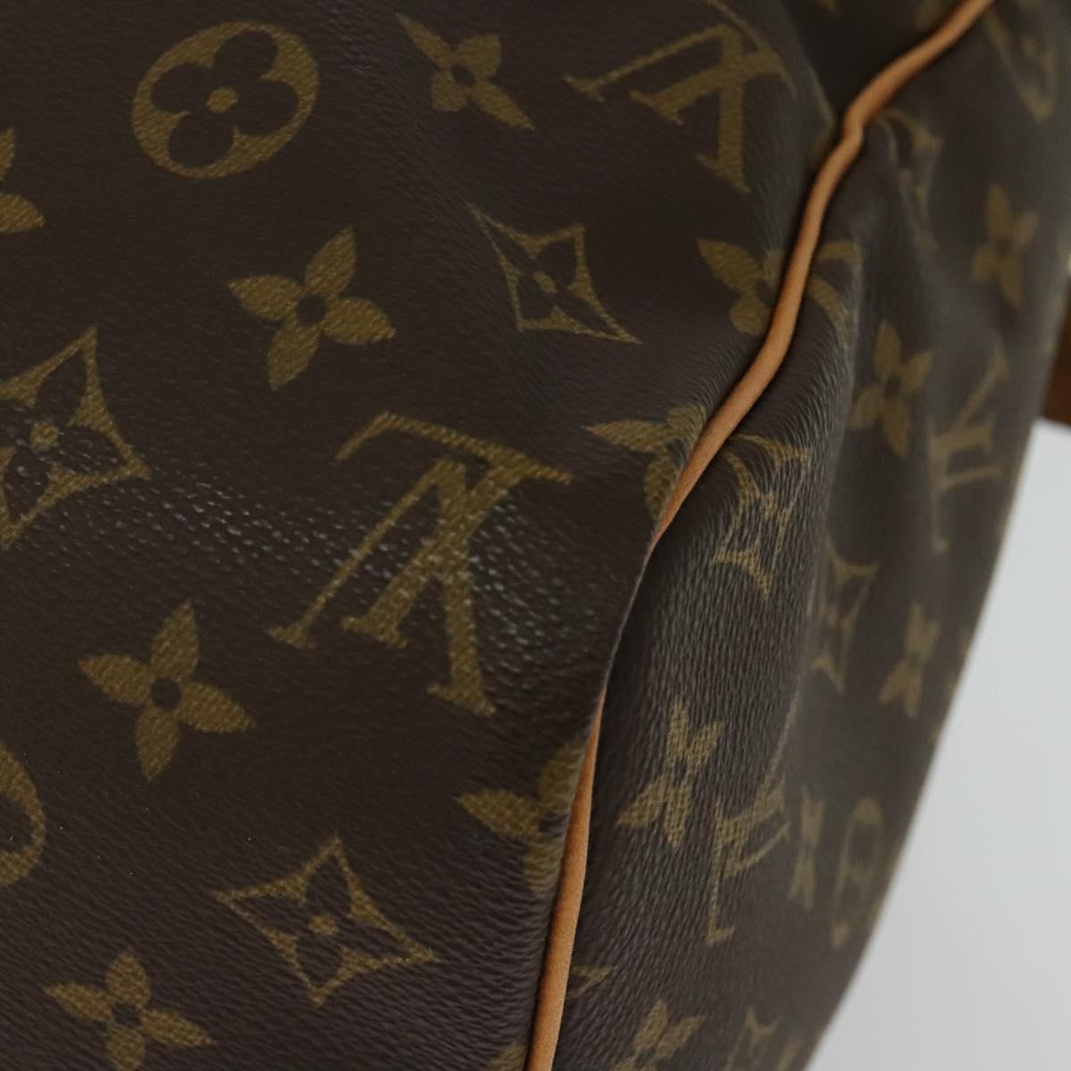 Louis Vuitton Sac Souple, Brown, Canvas, travel