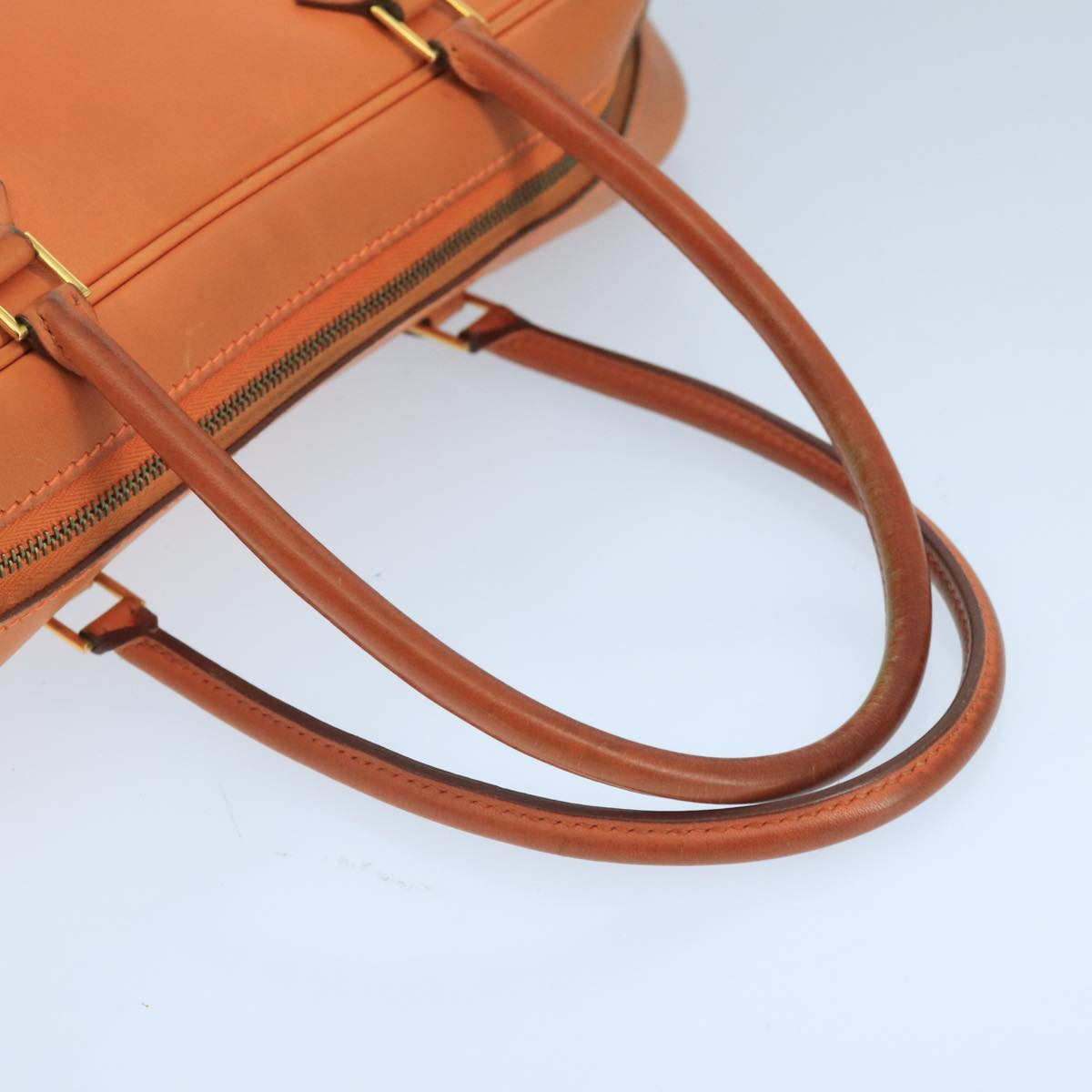 Hermès Plume, Orange, Leather, handbag