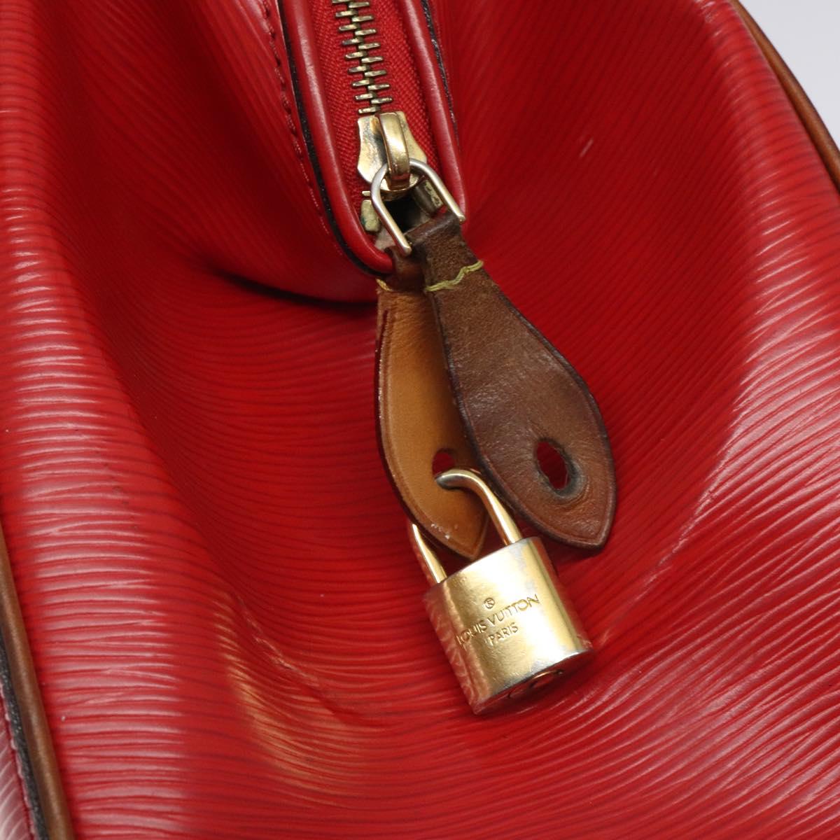 Louis Vuitton, Red, Leather, handbag