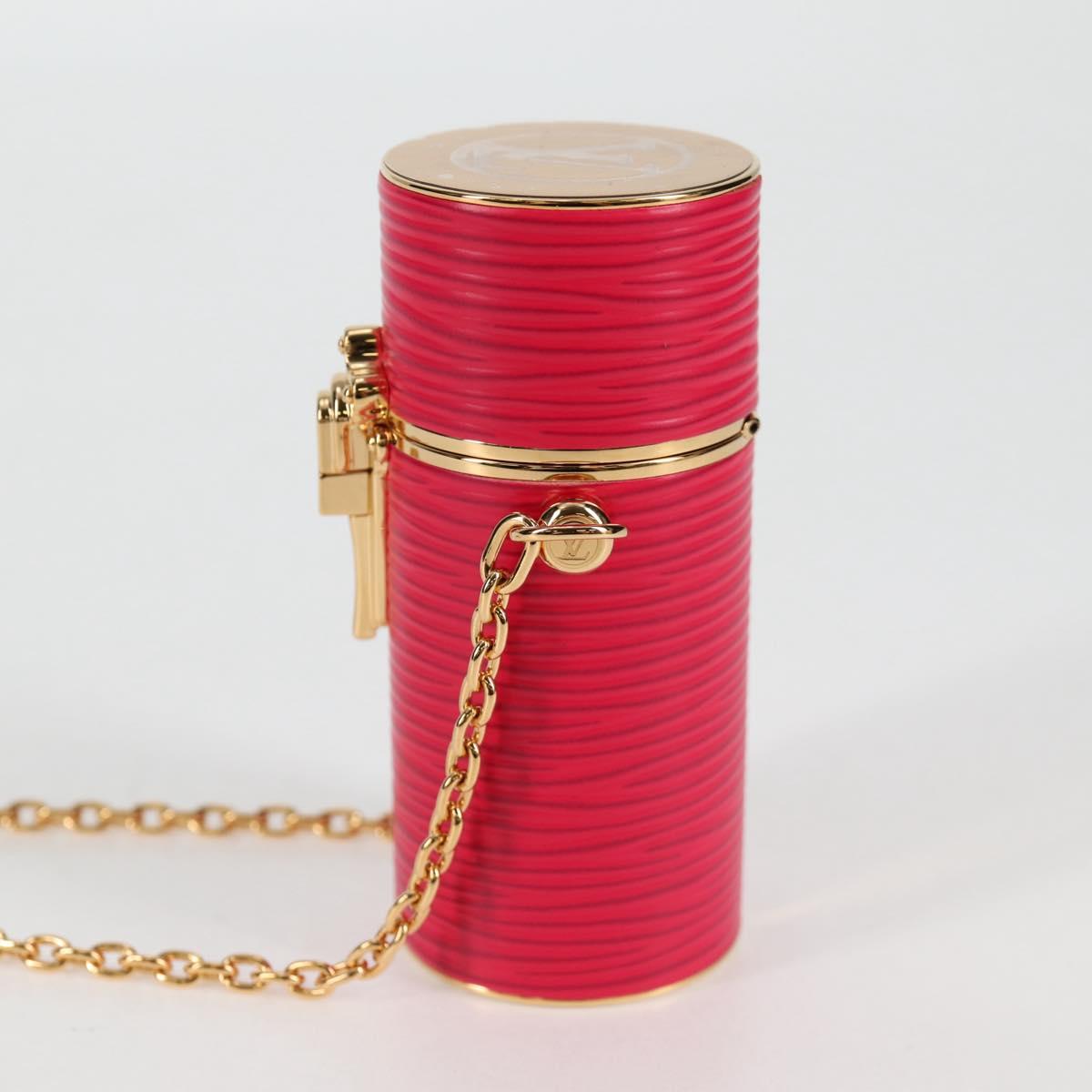Louis Vuitton Lipstick, Red, Leather, clutch