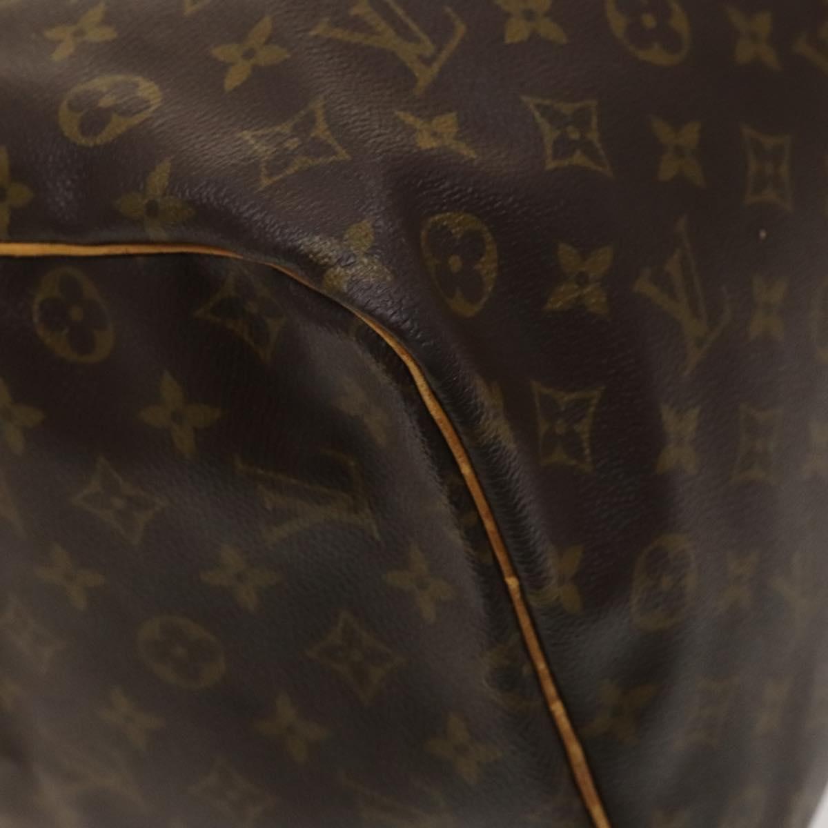 Louis Vuitton Keepall 60, Brown, Canvas, travel