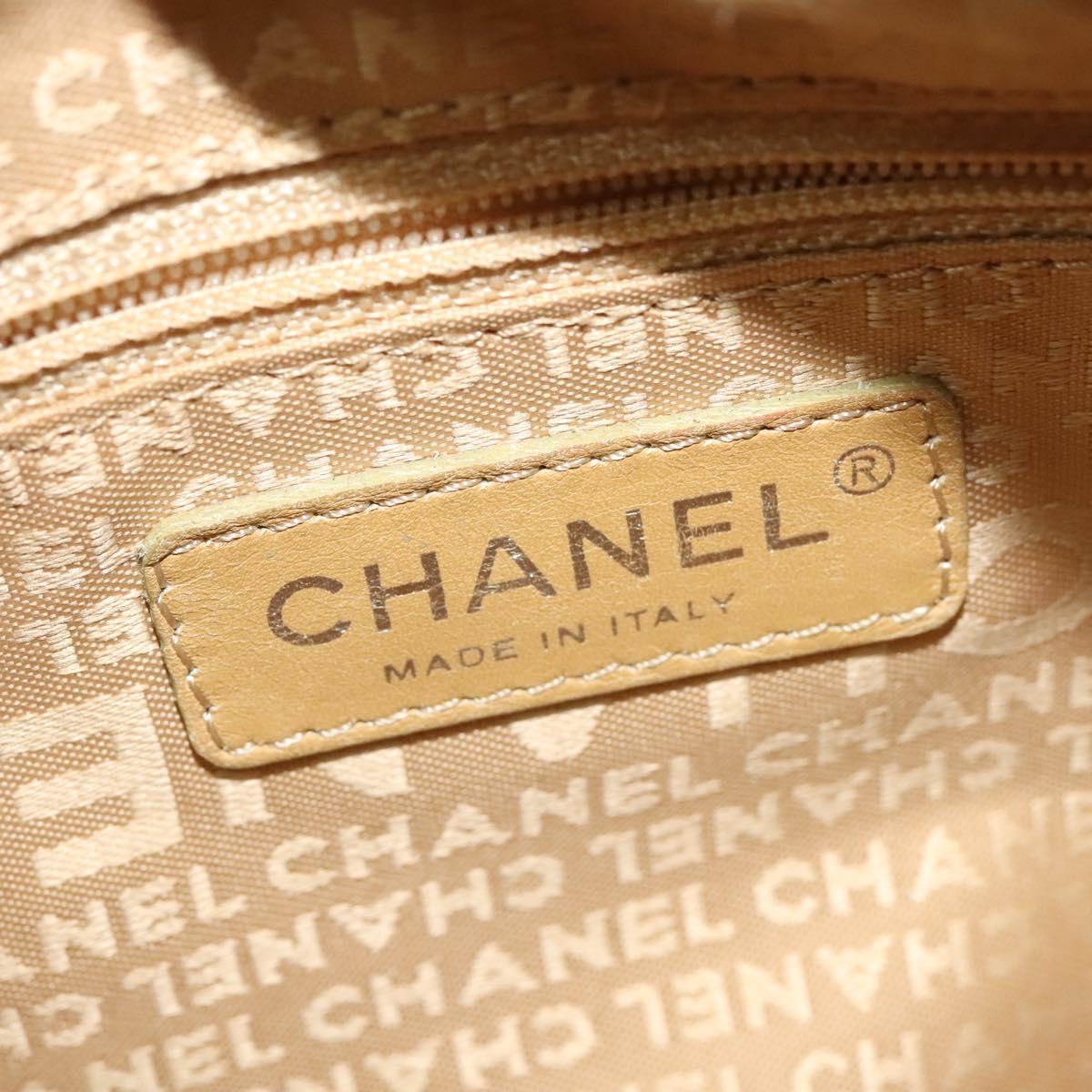 Chanel Clover, Black, Canvas, shoulder