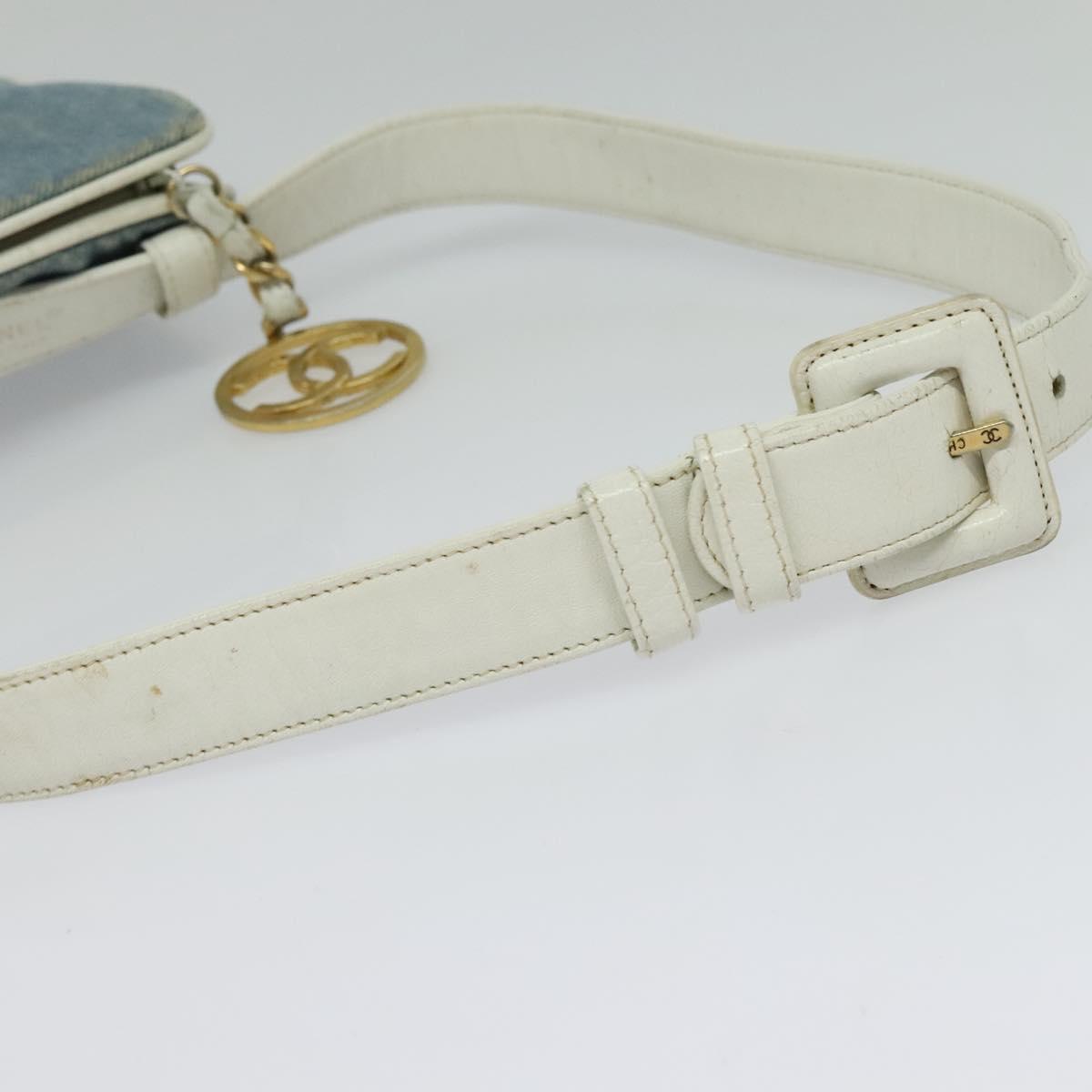 Chanel, Blue, Denim - Jeans, shoulder