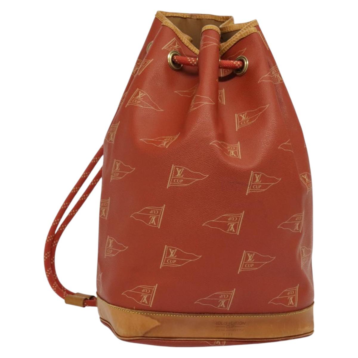 Louis Vuitton Saint Tropez, Red, Canvas, shoulder