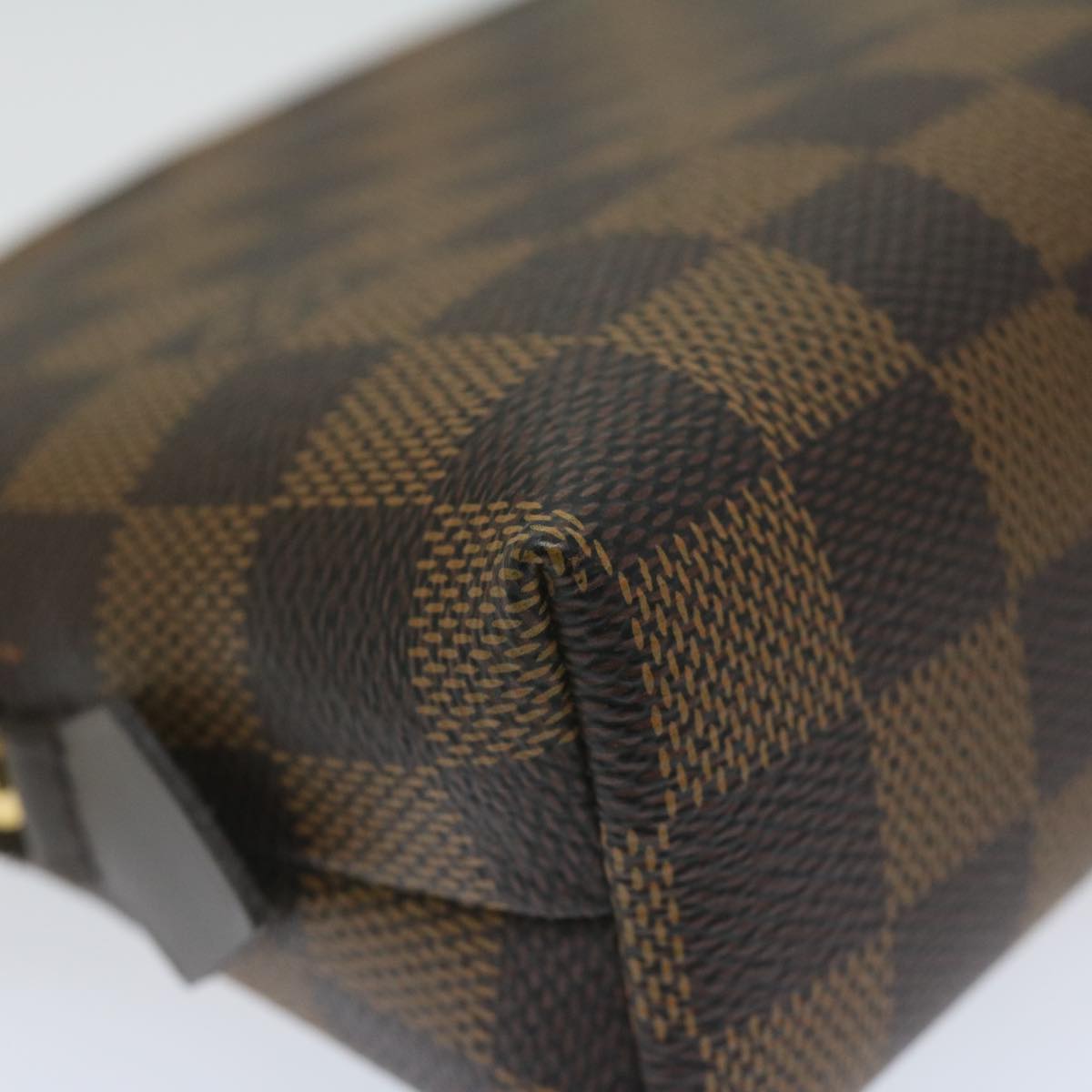 Louis Vuitton Cosmetic pouch, Brown, Canvas, clutch