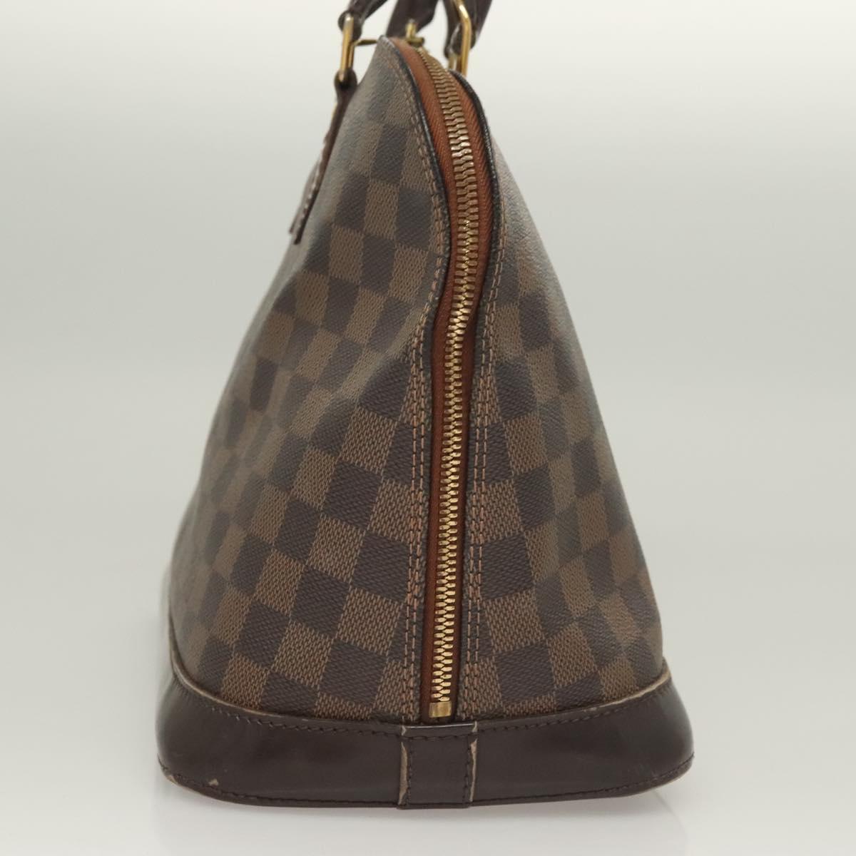 Louis Vuitton Alma, Brown, Canvas, handbag