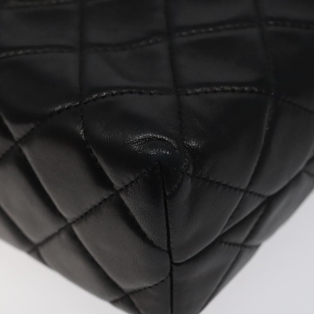 Chanel Timeless, Black, Leather, clutch