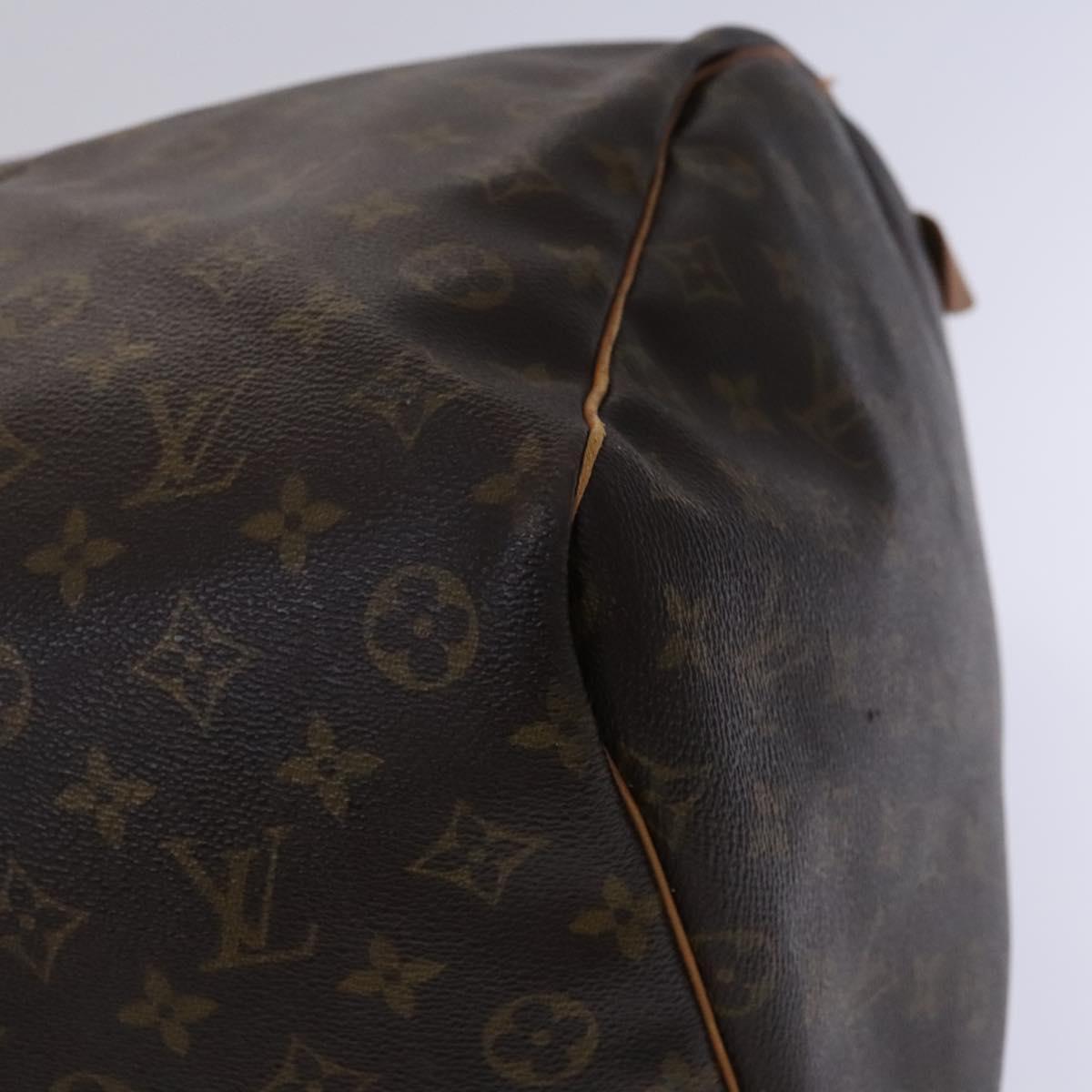 Louis Vuitton Keepall 60, Brown, Canvas, travel